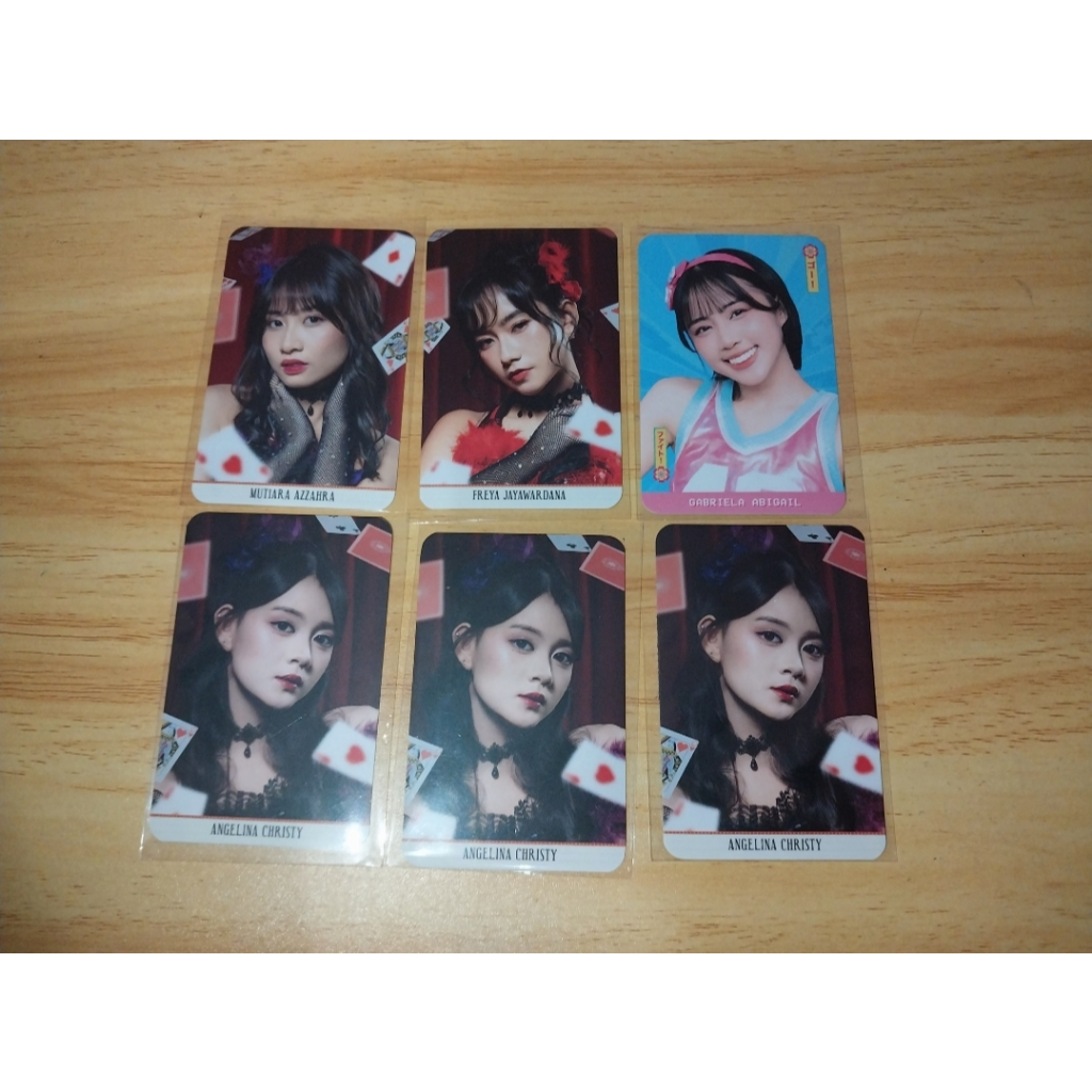 PHOTOCARD CHRISTY FREYA MUTHE ELLA JKT48 SPESIAL ALL IN TOUR 2025 OFFICIAL