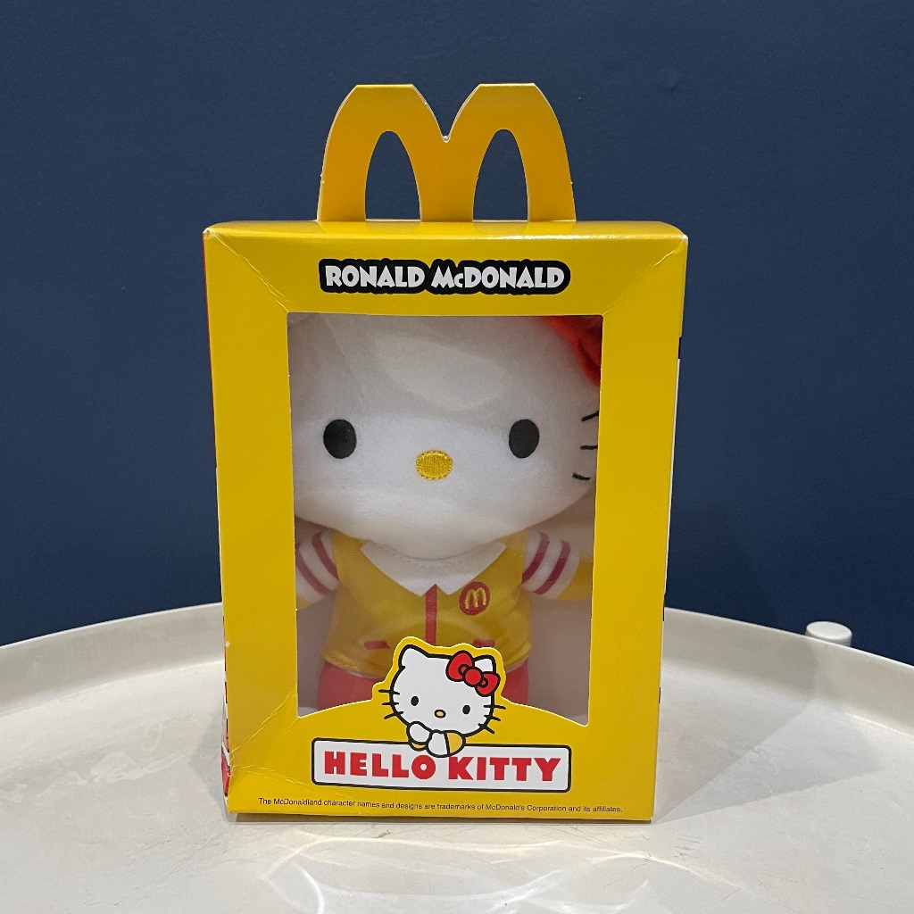 Boneka Hello Kitty x Ronald McDonald from Happy Meal Figur MCD Sealed