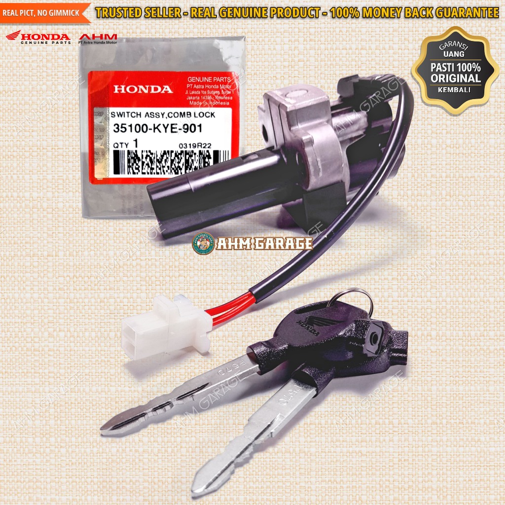 Kunci Kontak Verza 150 Switch Kontak Versa Ignition Switch CB150 Verza Original Honda AHM Asli Ori H