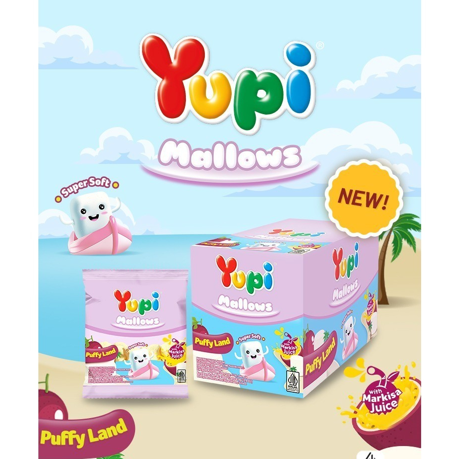 

YUPI PUFFY LAND Mallows Marshmallow (12 pcs)