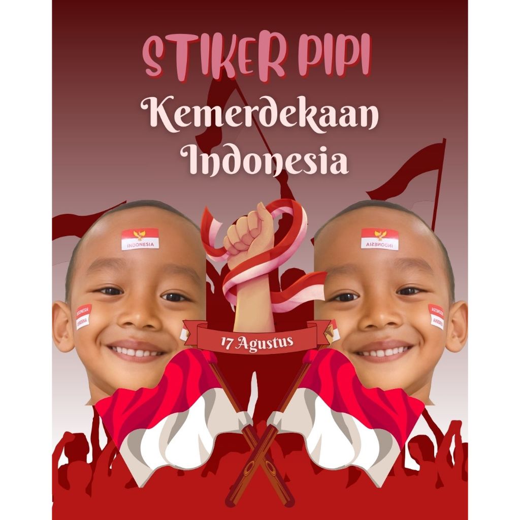 

Stiker Pipi Merah Putih ISI 100 PCS Random Tempelan Pipi Bendera TERMURAH Sticker Hut RI 17 Agustus