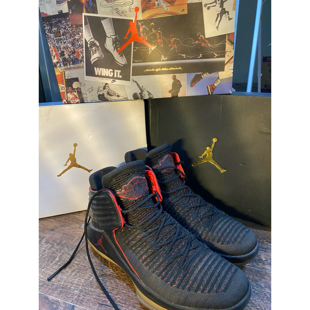 Air Jordan 32 MJ Day Second Like New Ori Nike 100%, Sepatu Basket