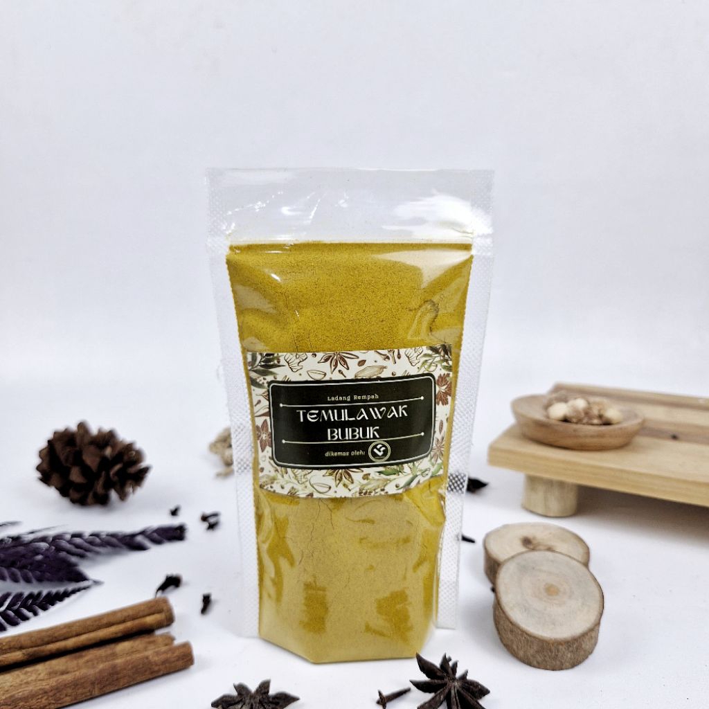 

Temulawak Bubuk 100gr kualitas premium//rempah murni tanpa campuran cocok untuk minuman dan masakan