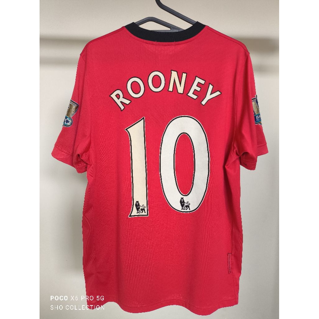 JERSEY MENCHYSTER UNAITID HOME 2009 ROONEY (M) ORIGINAL BAJU BOLA ASLI RARE LANGKA VINTAGE LAWAS SHI