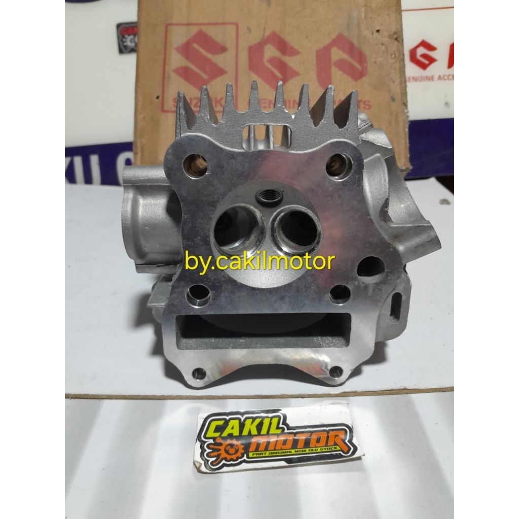 BLOK HEAD SUZUKI SHOGUN FL125 FL 125 ROBOT AXELO 125 ORIGINAL SGP HEAD COMP CYLINDER
