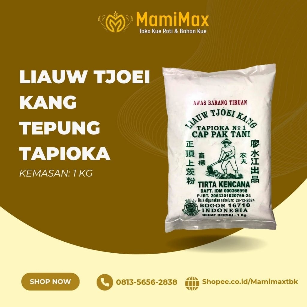 

TEPUNG TAPIOKA LIAUW TJOEI KANG 1KG