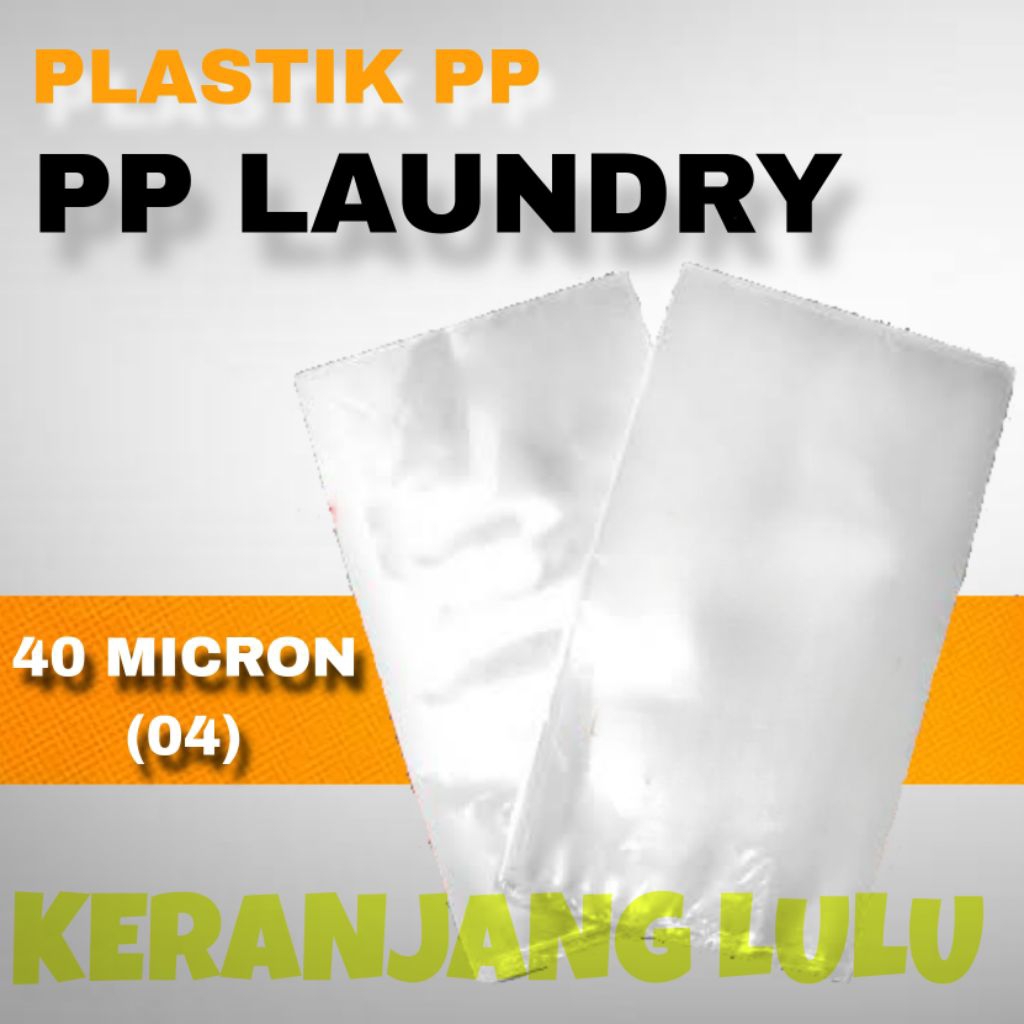 Plastik PP Bening/Plastik Laundry Kiloan/Plastik Bening Tebal/Plastik Laundry Tebal/Plastik Laundry 