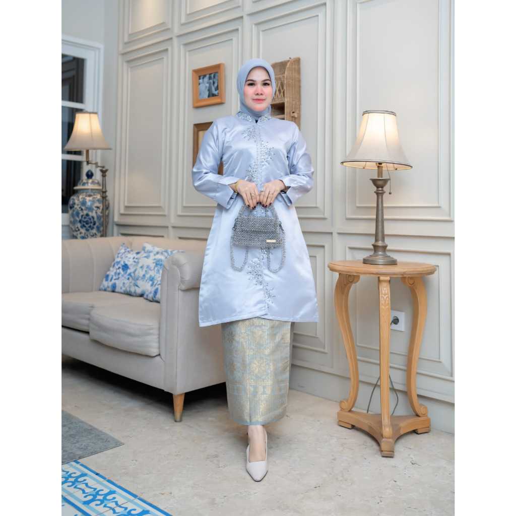 Set Kebaya Zig-Zag Bridal | Set Kebaya | Kebaya Lamaran | Kebaya Kondangan | Kebaya Jumbo LD 120CM