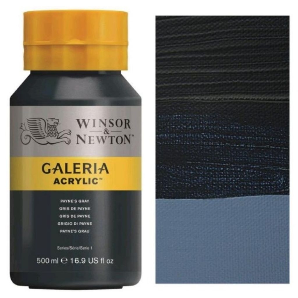 

GALERIA ACRYLIC PAINT 500 ML PAYNE'S GRAY WINSOR & NEWTON