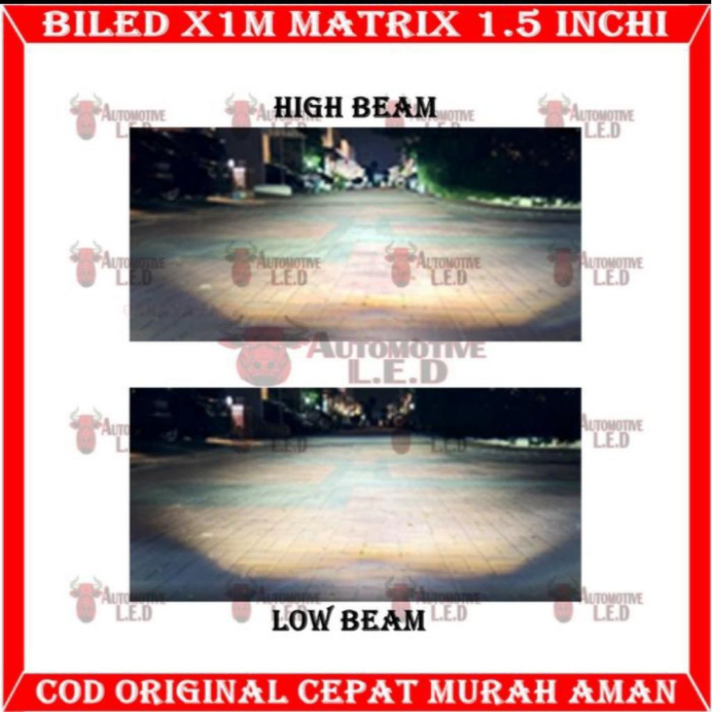 ORIGINAL BILED AES MINI 1,5INCH 35W 6000 K BILED MATRIX BILED AES PLET TURBO MOBIL MOTOR