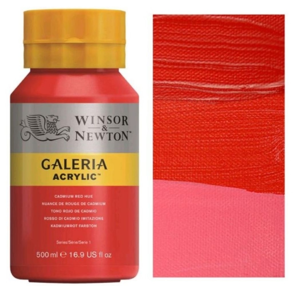

GALERIA ACRYLIC PAINT 500 ML CADMIUM RED HUE WINSOR & NEWTON