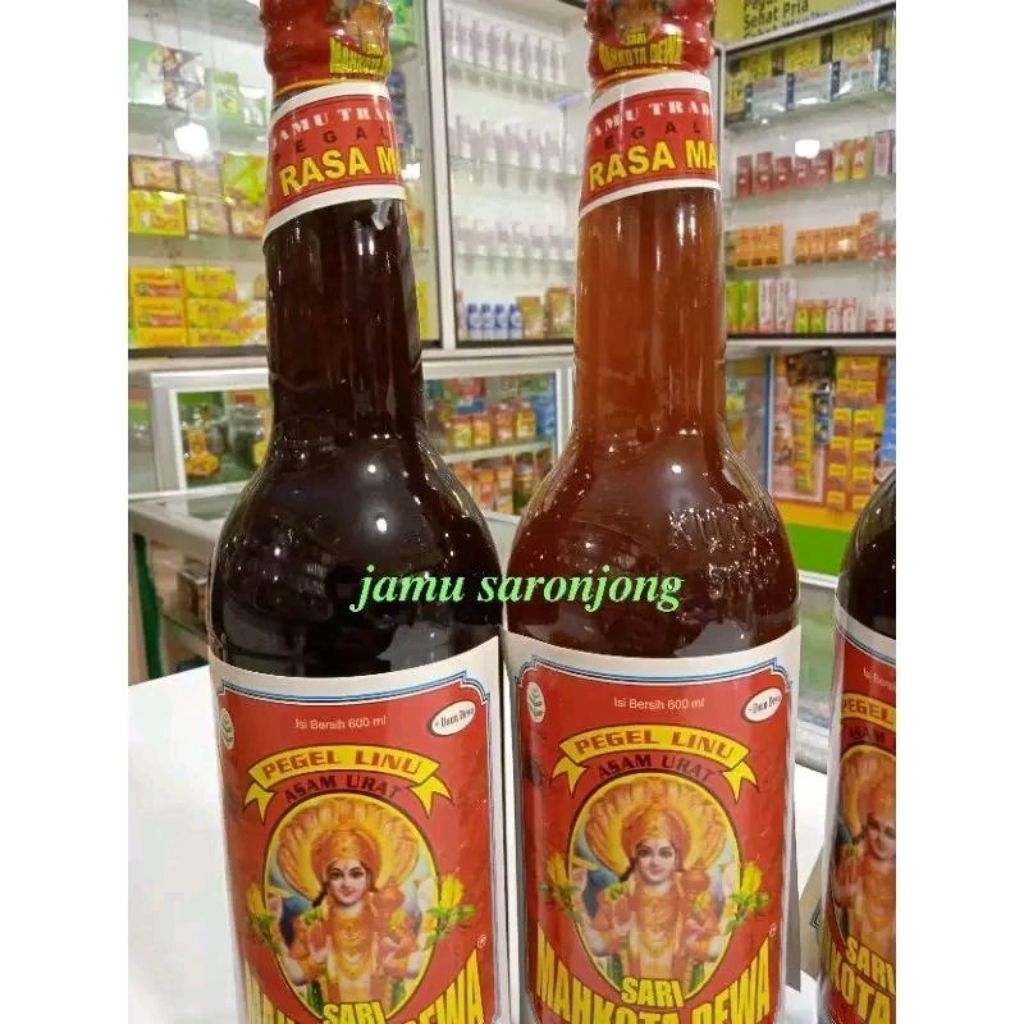 

jamu botolan mahkota dewa pahit dan manis plus packing