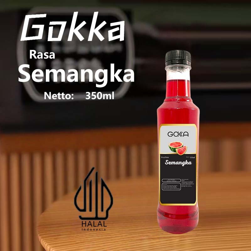 

Gokka Sirup Semangka 350ml - Minuman Segar Rasa Semangka / Semangka Syrup