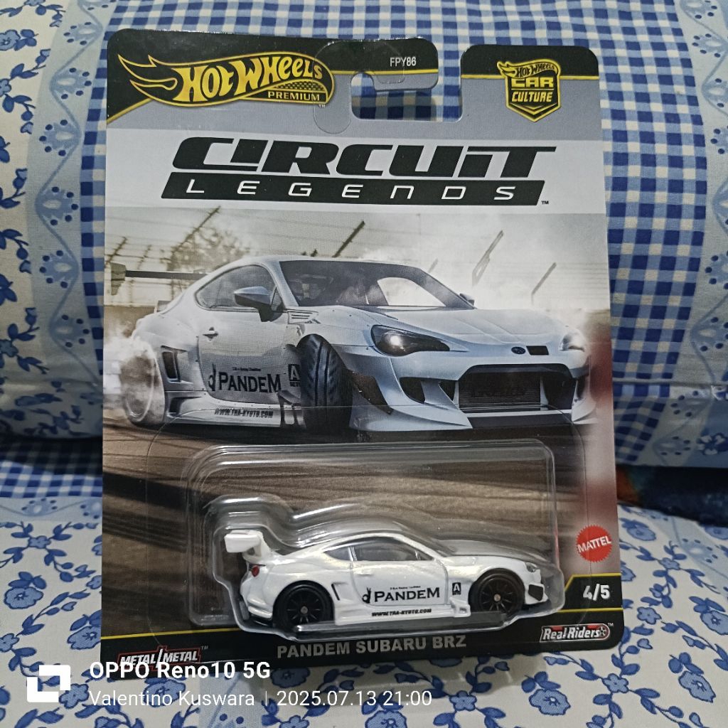 Hotwheels premium Circuit Legend Pandem Subaru BRZ