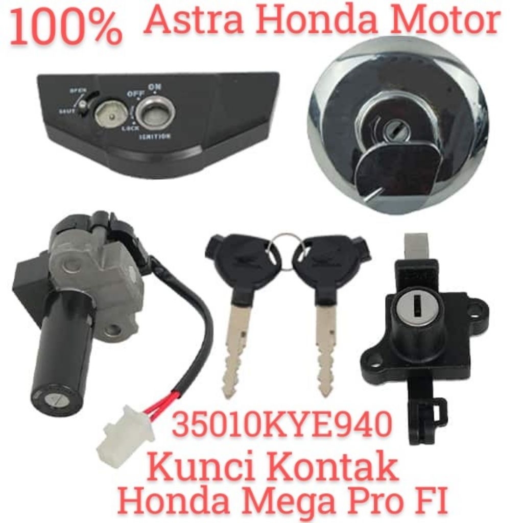 35010KYE940 Kunci Kontak (Key Set) Honda Mega Pro FI
