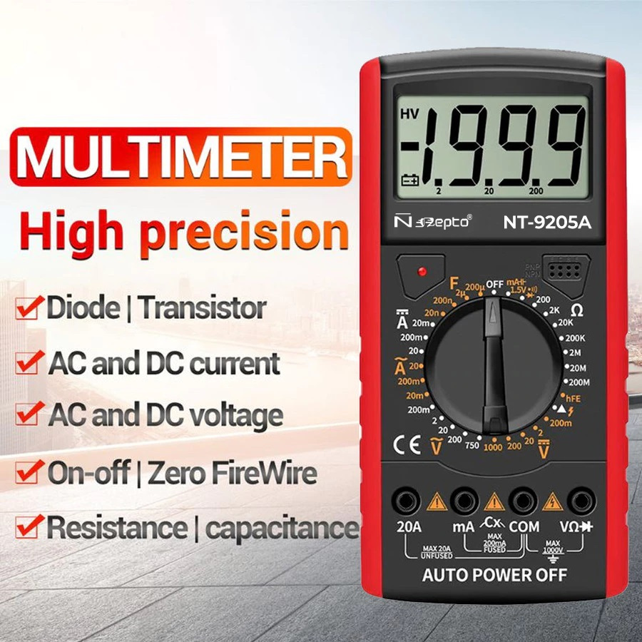 Multitester Multimeter Avometer Digital Nepto NT-9205A Original