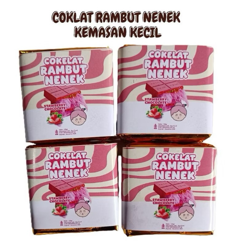 

Coklat Rambut Nenek Kemasan Kecil