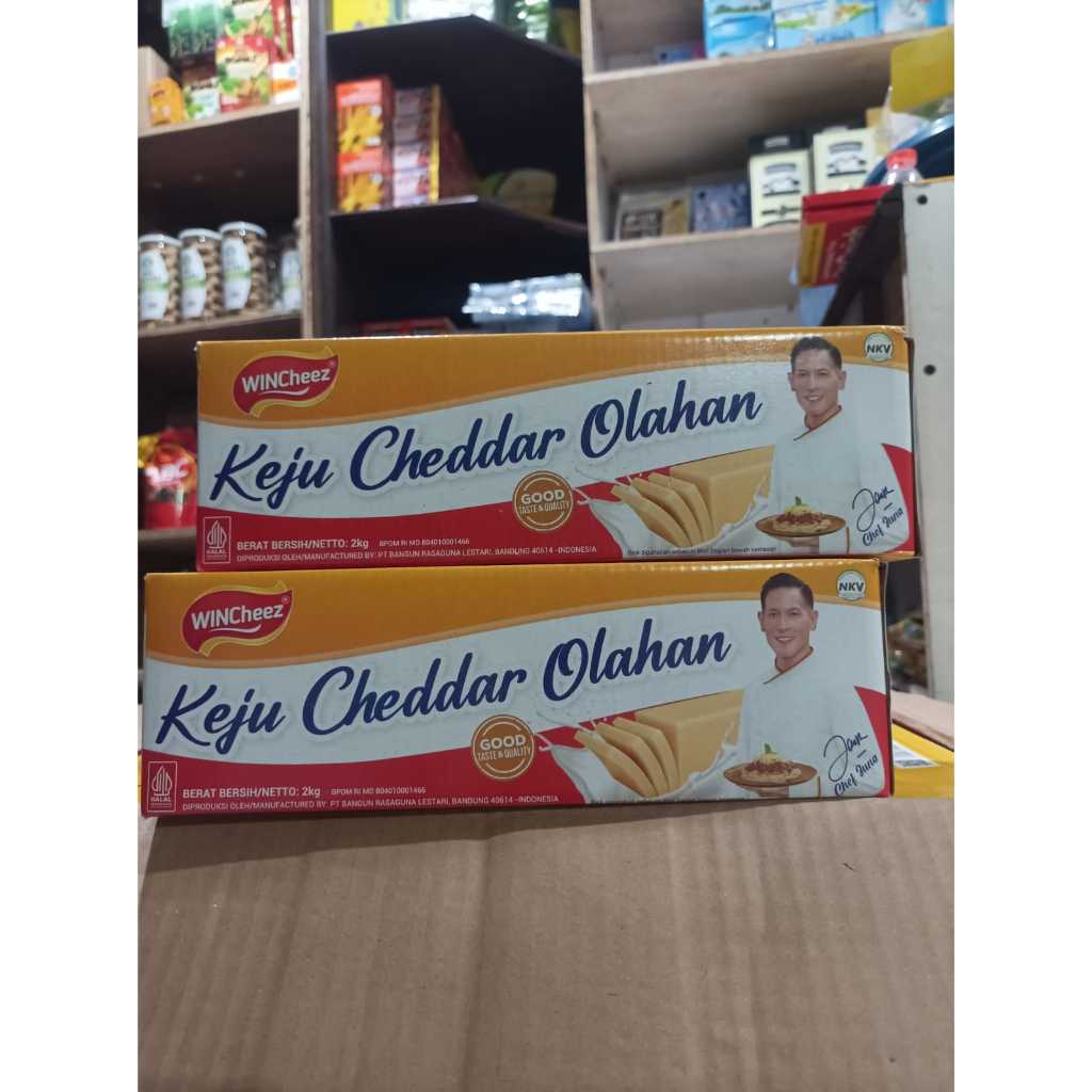 

wincheez keju cheddar olahan 2 kg exp 08-05-2026