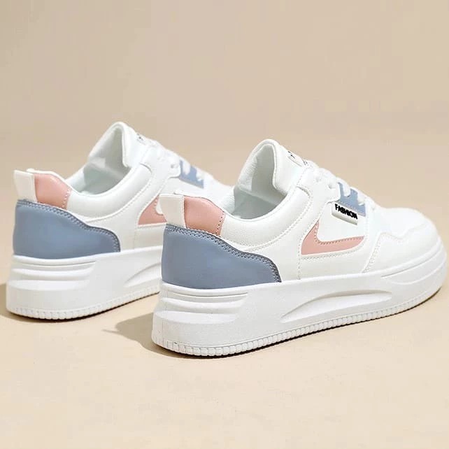 Sepatu putih Wanita Sneakers Korea Casual Kekinian / Sepatu Cewek Fashion Korea Style Santai