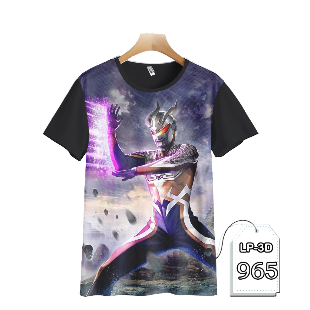 Baju Ultraman Zero Kaos Anime Anak dan Dewasa Printing 3D / Ultraman Zero Besar