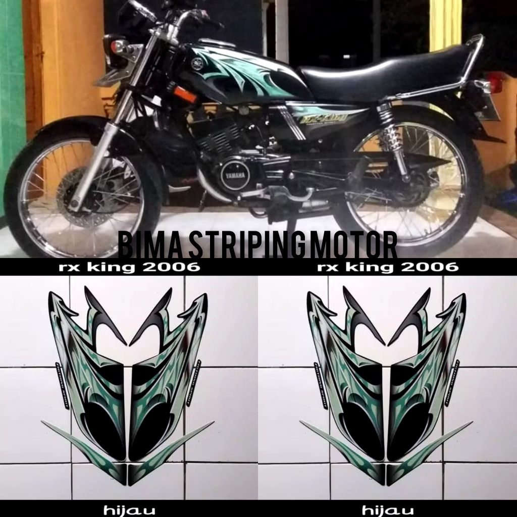Stiker Striping Lis Les Body Motor Yamaha Rx King 2006