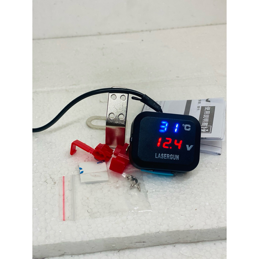 VOLTMETER AKI MOTOR MOBIL BISA CAS HP ANDROID