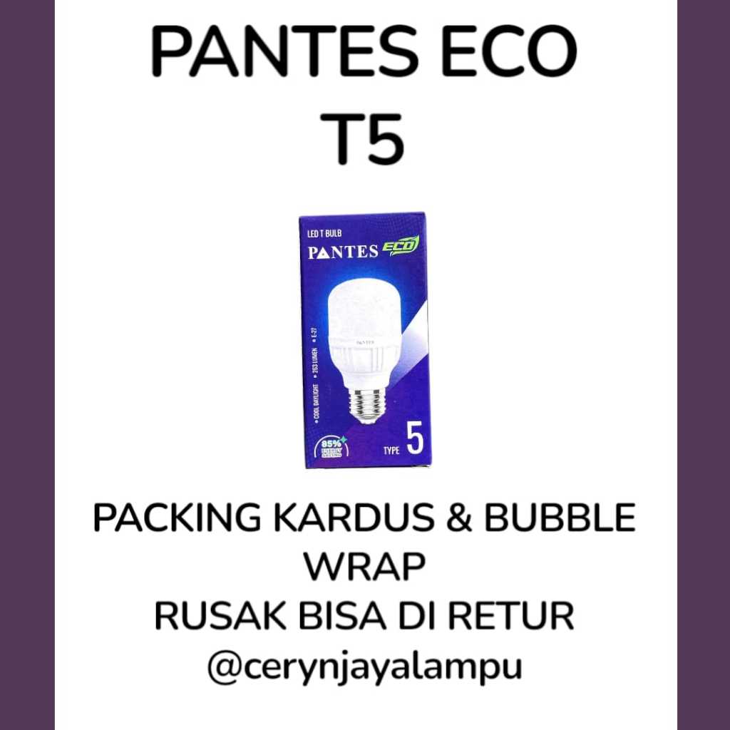 LAMPU PANTES ECO T5 LED PENERANGAN HEMAT LISTRIK
