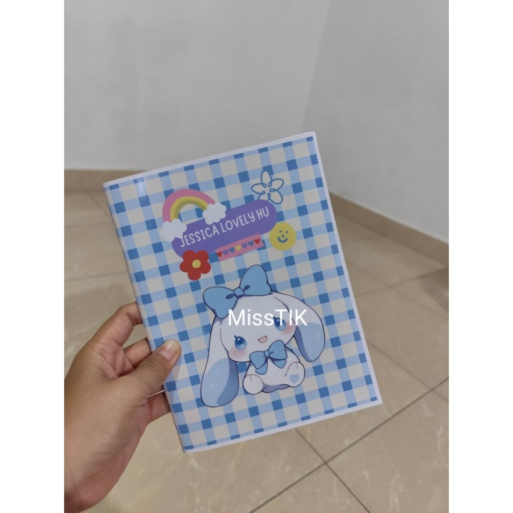 

Buku tulis custom karakter Cinnamoroll