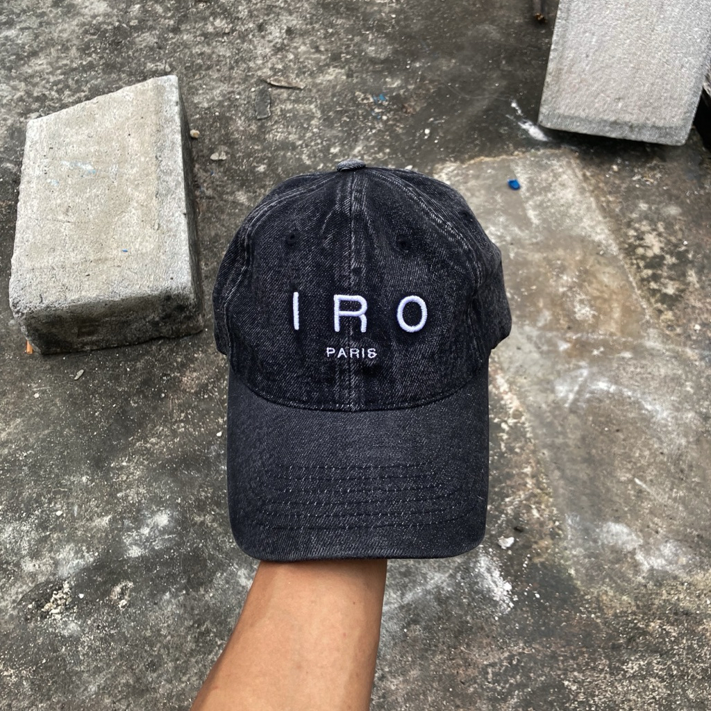 Iro Paris Luxury Caps Washed Denim