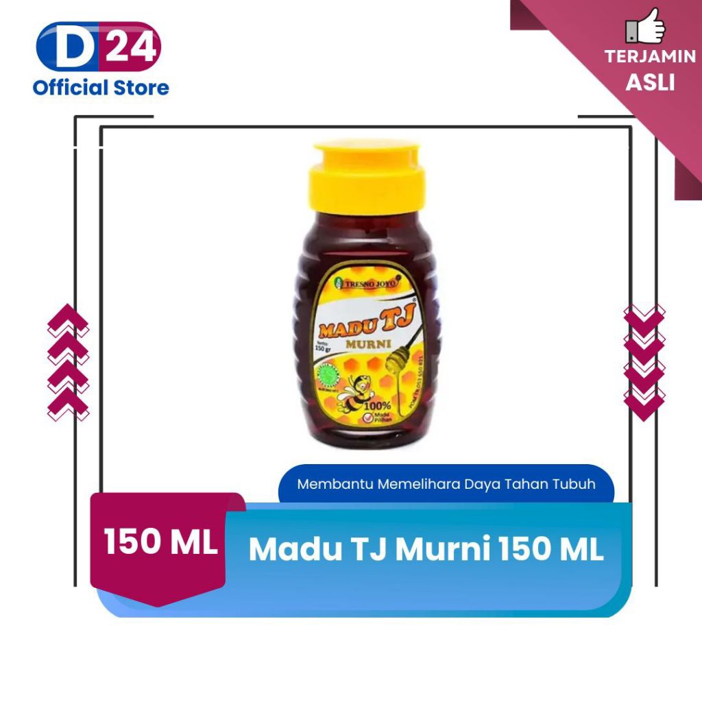 

Madu TJ Murni 150 ML / 100 % Original / Kemasan Botolan
