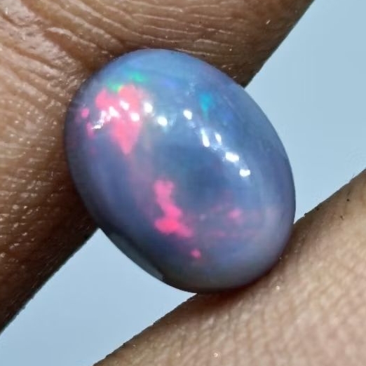 Batu Black Oval Afrika , Full Jarong , Natural