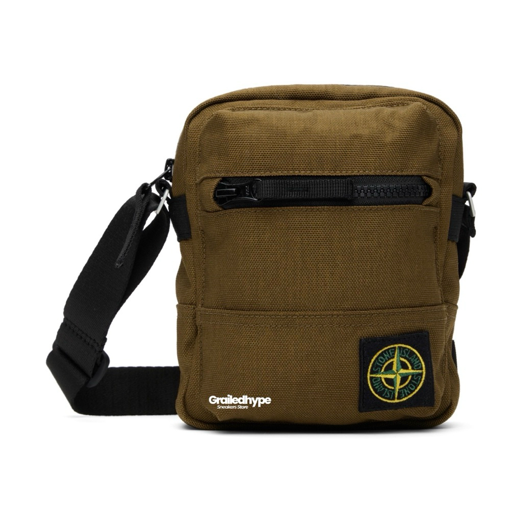 Stone Island Resin Treated Cordura 1500 Bag - Khaki / Black