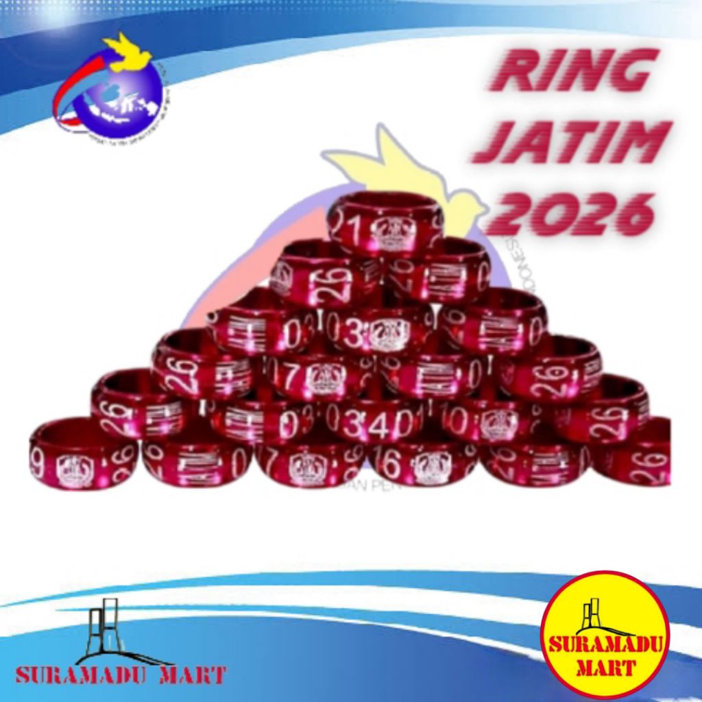 Ring Merpati Balap Pengda JATIM PPMBSI 2025 2026 Original