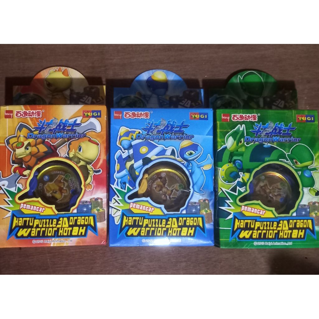 3D puzzle dan pelontar dragon warrior