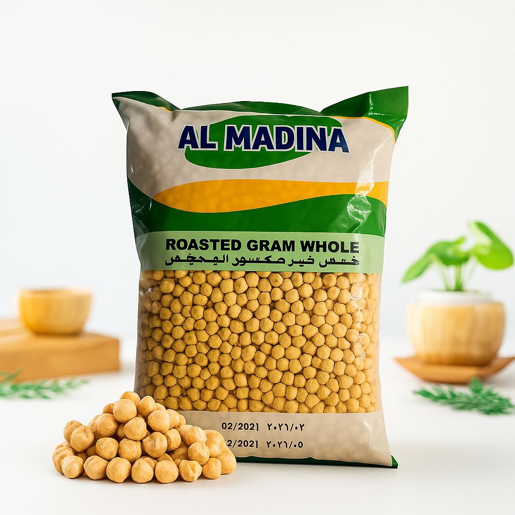 

Kacang Arab 1 kg Gurih Asli Oleh Oleh Haji & Umroh Chickpea Roasted Gram Whole
