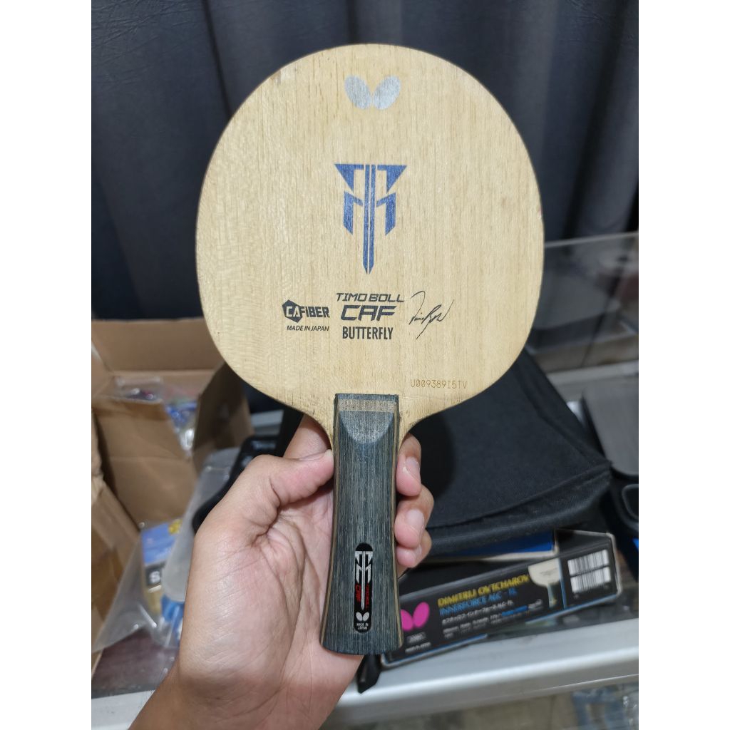 KAYU BATS TENIS MEJA BUTTERFLY TIMO BOLL CAF SECOND ORIGINAL