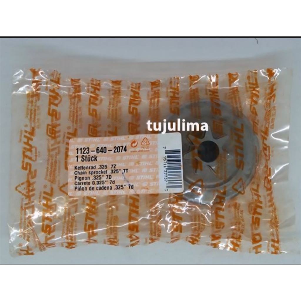 Chain Sprocket Mesin Gergaji Senso Stihl MS-250 MS-230 Original