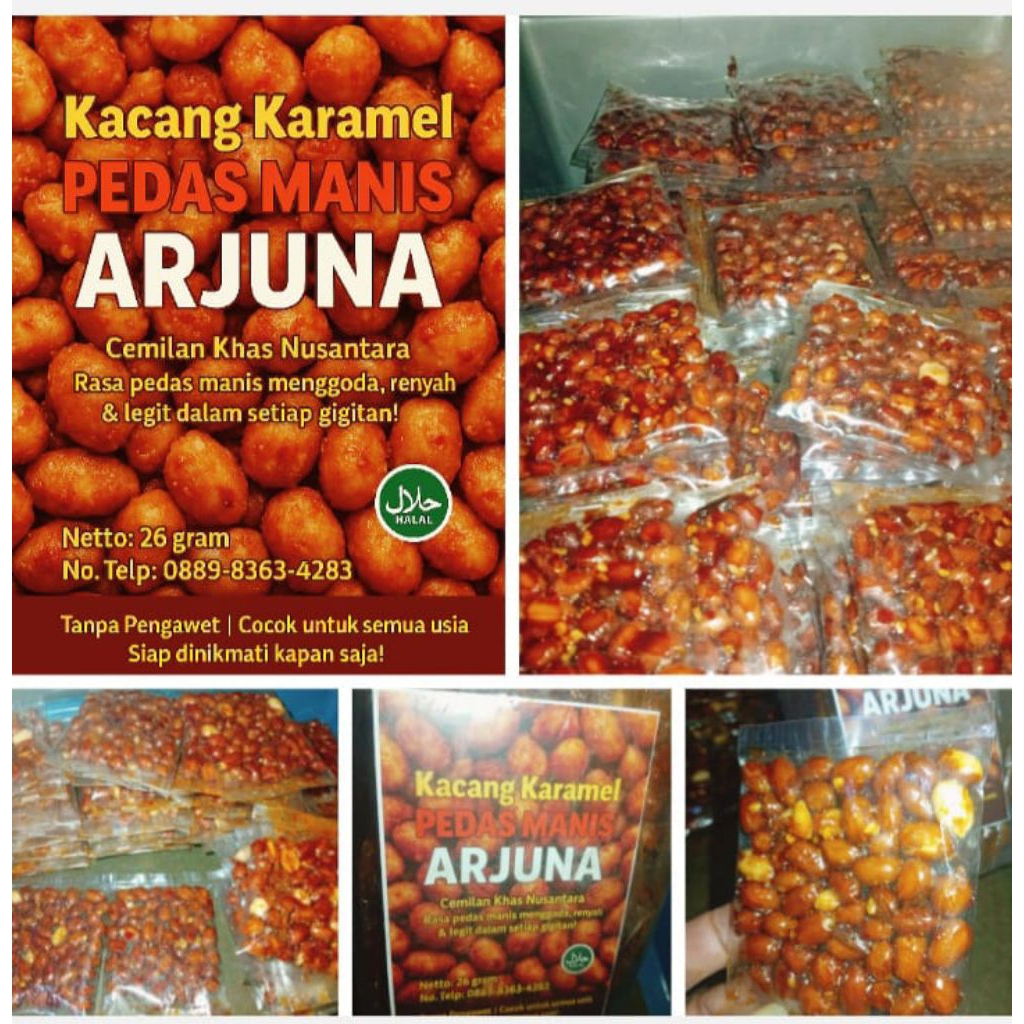 

kacang karamel pedas manis