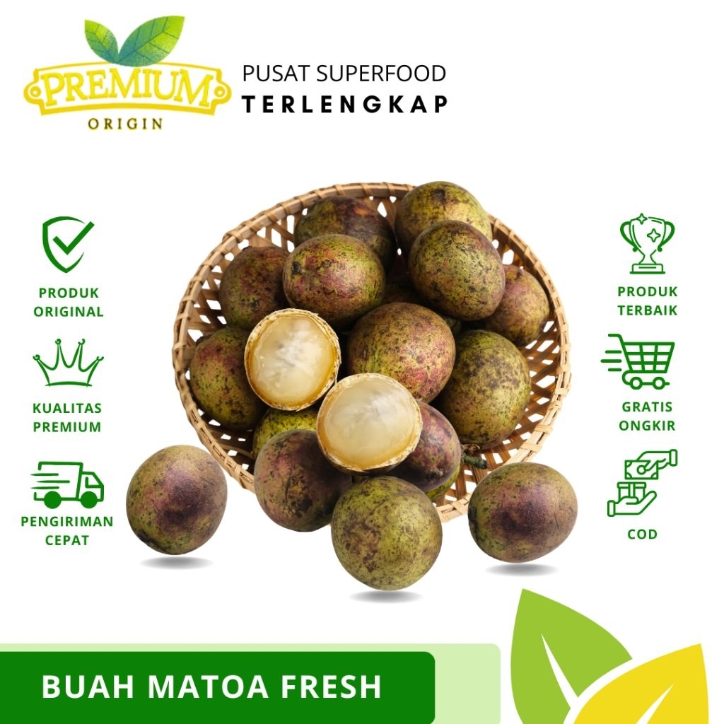 

Buah Matoa Fresh 900 - 1000 gram