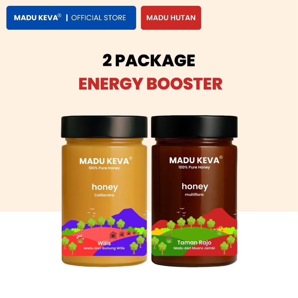

Madu Keva Calliandra Wilis, Taman Rajo Jambi Bundle 500gr - Madu Murni