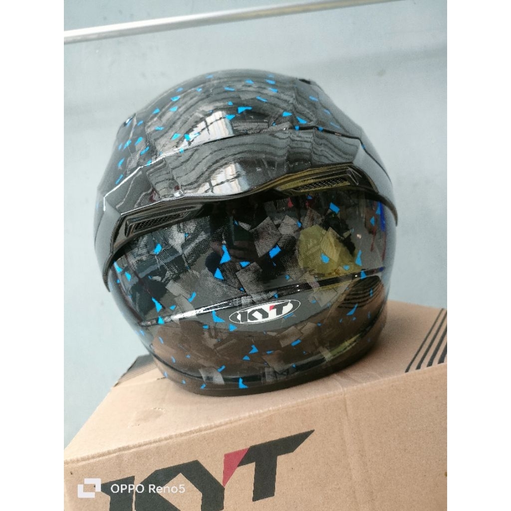KYT STRIKER REPAINT CARBON FORGED BLUE
