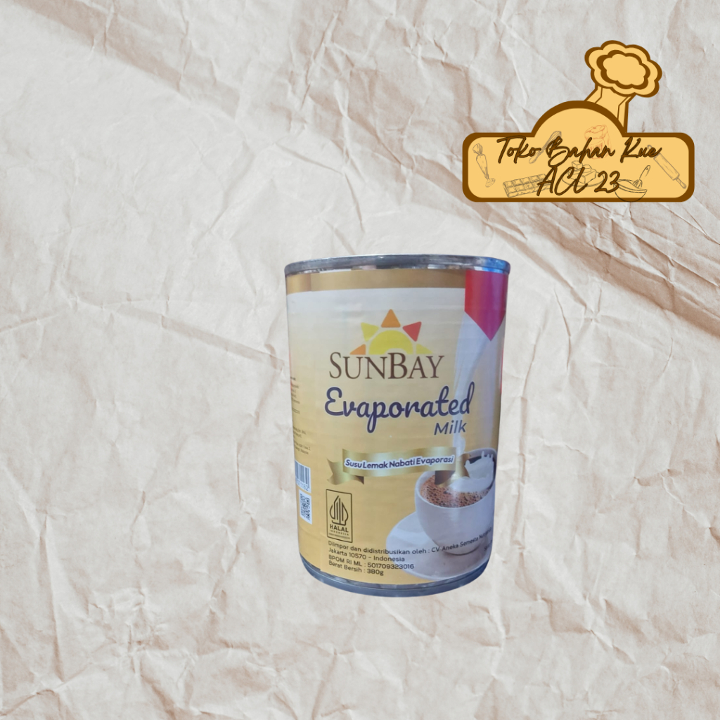 

Sunbay Evaporated Milk 380gr/Susu Evaporasi Sunbay/Pengganti Santan Sunbay Murah 380gr