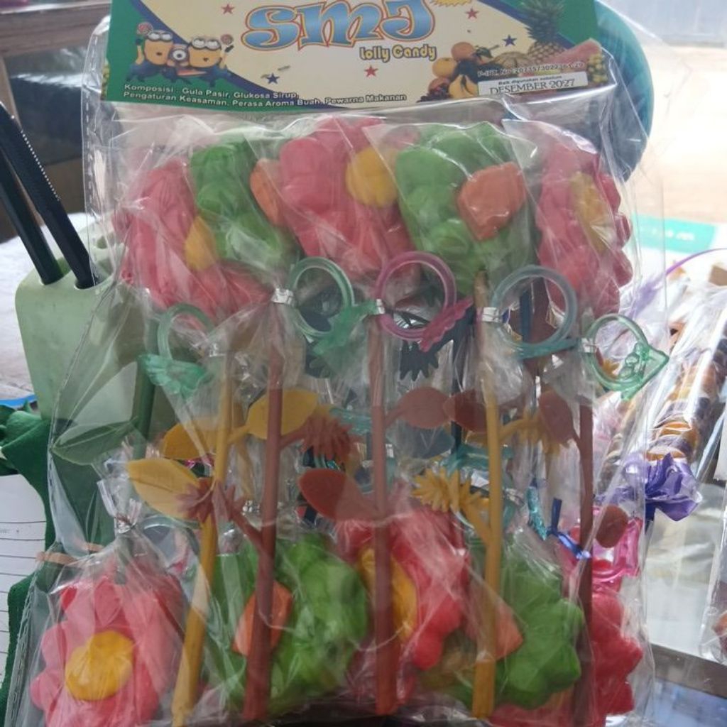 

Lolipop viral bunga matahari berhadiah cicin (free kardus dan buble)