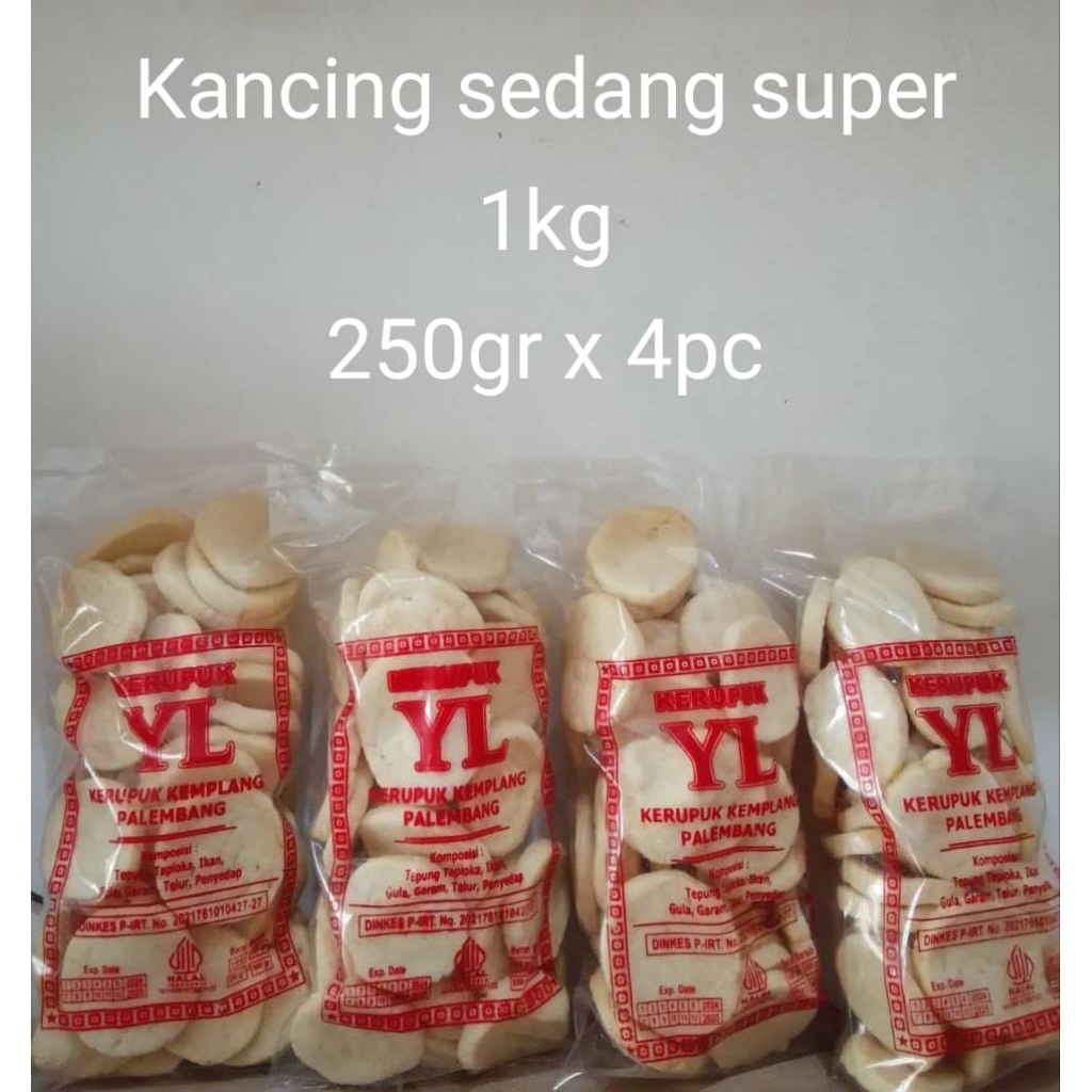 

kemplang kancing sedang super 1 kg