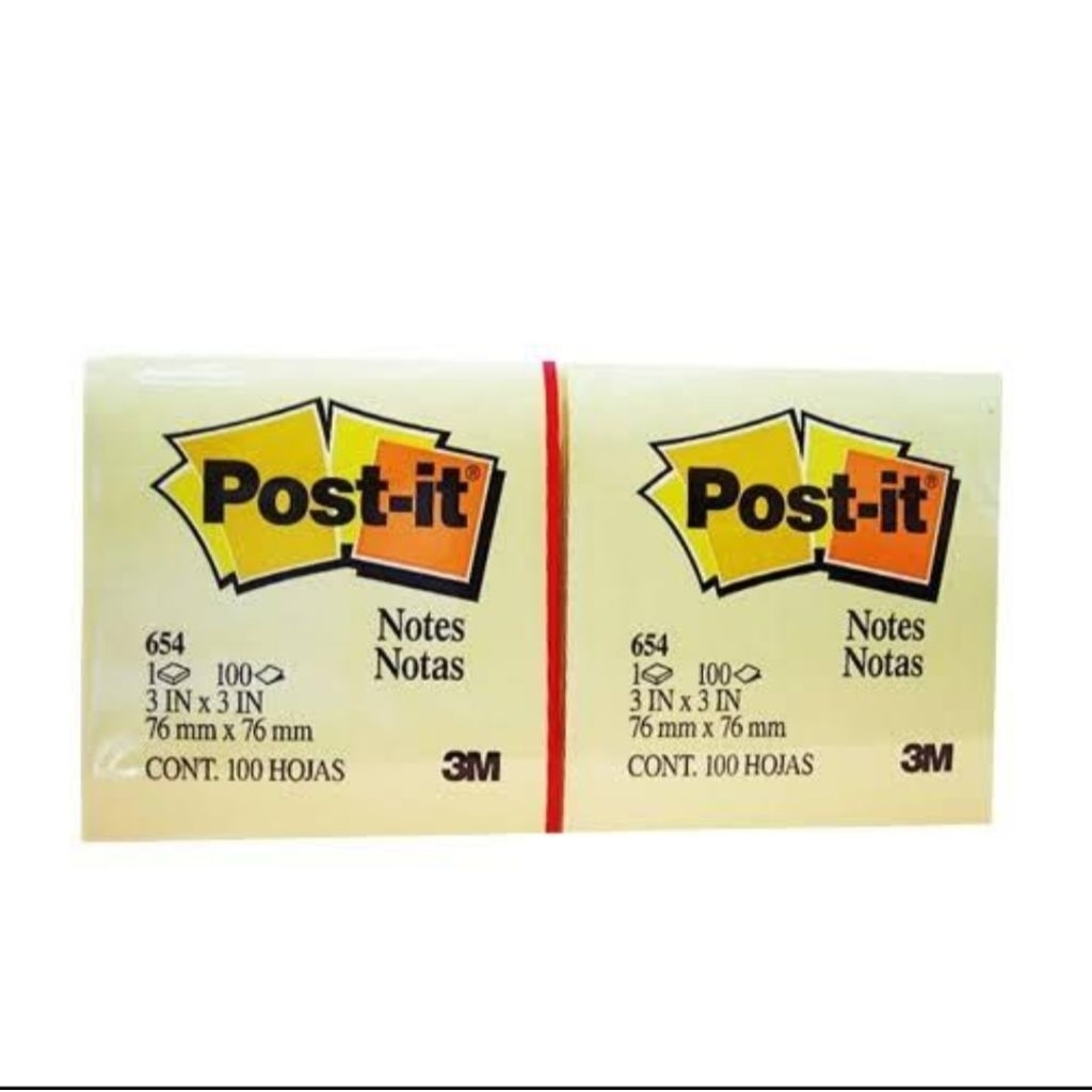 

POST IT 3M / STICKY NOTE 3M ( 654 ) YELLOW PAD