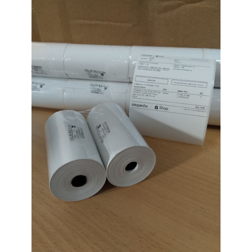

Sticker Stiker Thermal 78x10 meter | Resi Pengiriman MURAH