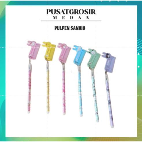 

PULPEN SANRIO MOTIF SISIR / PULPEN SANRIO MOTIF CERMIN LOTSO / PULPEN MOTIF SKATEBOARD