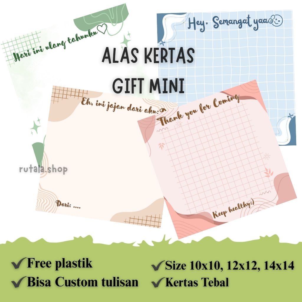 

Kertas Gift Alas Kertas gift mini Kertas Jajan