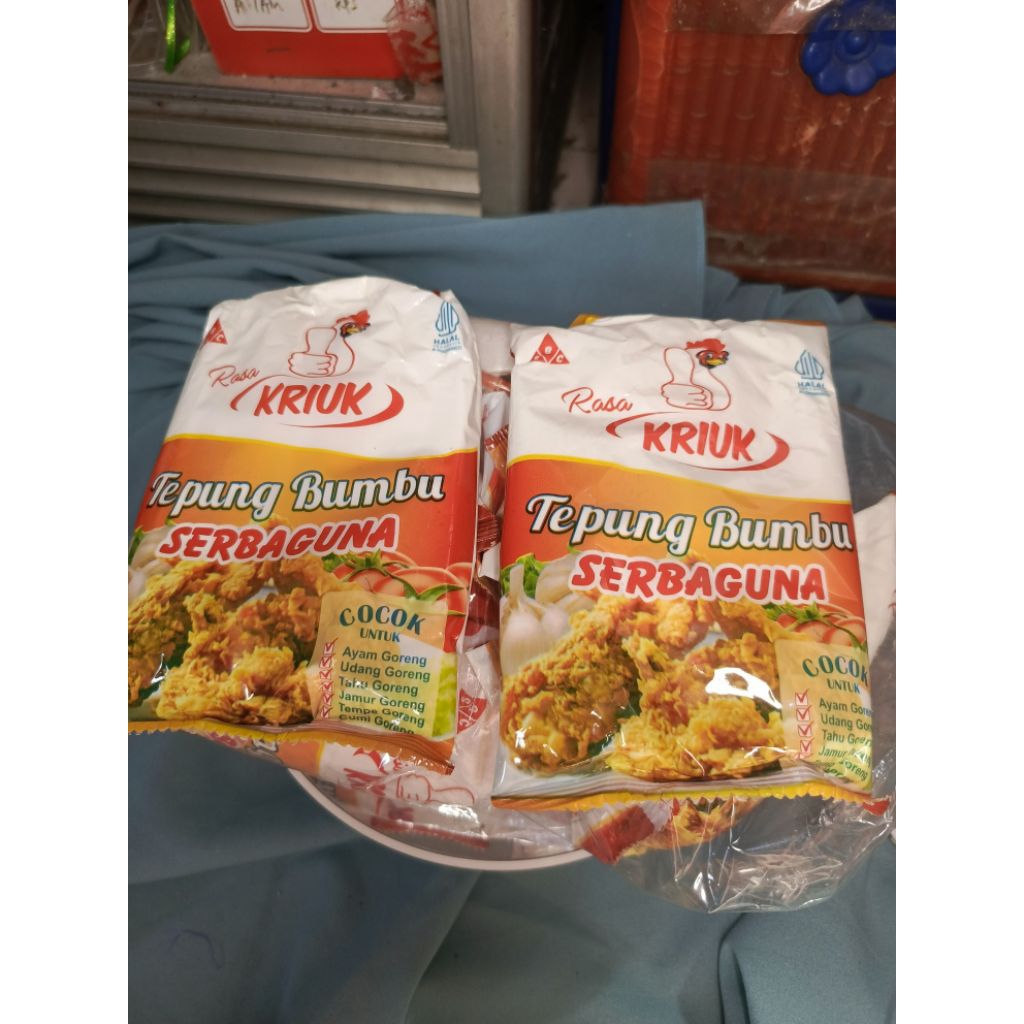 

Tepung Bumbu Serbaguna Rasa KRIUK 120GRAM