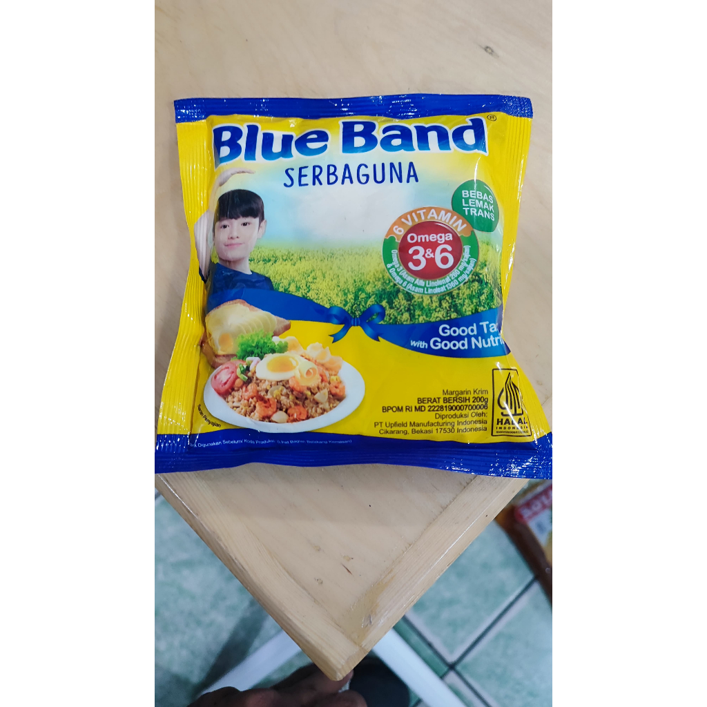 

Saset Mentega Blue Band Serbaguna 200 Gr